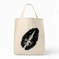 Rocket Ship X-11 Canvas Bag