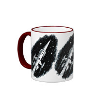 Rocket Ship X-11 Coffee Mugs