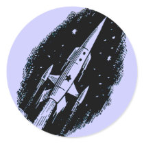 Rocket Ship X-11 Stickers