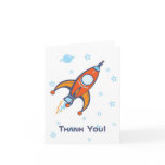 Rocket Thank You Card