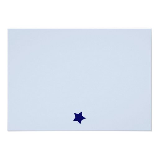 Rockets and Stars Baby Shower Invitation