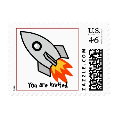 rockets postage stamp Zazzle_stamp rockets postage stamp Zazzle_stamp