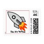 rockets postage stamp