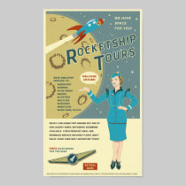 Rocketship Tours posters by stevethomas Rocketship Tours posters