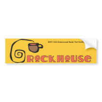 RockHouse Bumper Sticker bumper stickers by freshbeanz RockHouse Bumper Sticker bumper stickers