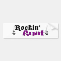 Rockin Aunt Bumper Sticker