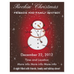 Rockin' Christmas Snowman Program Flyer