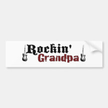 Rockin Grandpa Bumper Sticker