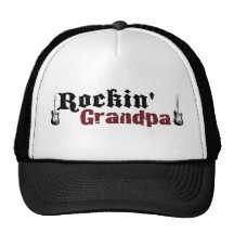 Rockin Grandpa Trucker Hats