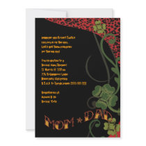 Rockin' Mom & Dad: Baby Shower Invitation