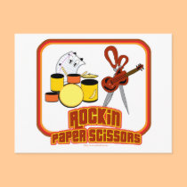 Rockin Paper Scissors postcards