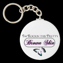 Rockin Pretty Brown skin keychains