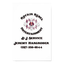 Rockin' Rebel Entertainment DJ Service posters by Crazycoonass Rockin' Rebel Entertainment DJ Service posters