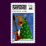 Rockin Red Nose Reindeer postage