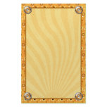 Rockin Retro Sun Kissed Orange Deco Design stationery