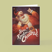 Rockin' Santa Claus cards by woodyrye Rockin' Santa Claus cards