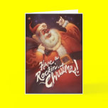 Rockin' Santa Claus cards