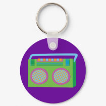 Rockin' Stereo keychains
