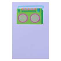 Rockin' Stereo Customized Stationery