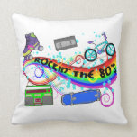 Rockin The 80s Throw Pillow
