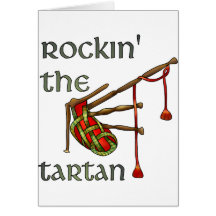 Rockin the Tartan Greeting Cards