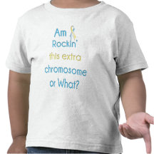 Rockin' This Extra Chromosome Ribbon Tee Shirt