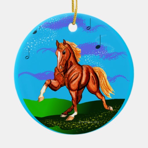 Rockin To the Walkin Tennesee Walker Ornament