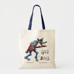 Rockin' Wolf tote bag