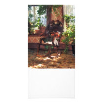 Rocking Chair in Victorian Parlor Photo Greeting Card