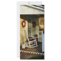 Rocking Chair on Side Porch Rack Card