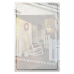 Rocking Chair on Side Porch Stationery Paper