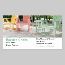 Rocking Chairs Business Card business cards