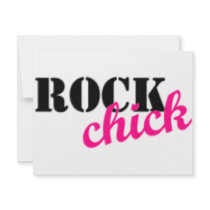 Rocking Chick invitations