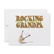 ROCKING GRANDPA invitations