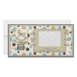 Rocking Horse Baby Announcement Photo Card