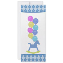 Rocking Horse Baby Shower Invitation