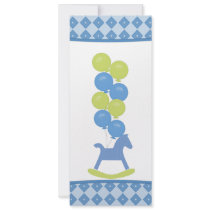 Rocking Horse Baby Shower Invitation