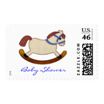Rocking Horse Baby Shower Invite Postage