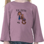 Rocking Horse Big Sister T-shirts and Gifts
