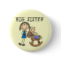 Rocking Horse Big Sister T-shirts and Gifts buttons