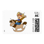 Rocking Horse Cowboy postage