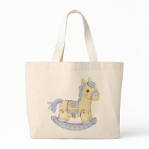 Rocking Horse Diaper Bag (Blue) by bwmedia Rocking Horse Diaper Bag (Blue)