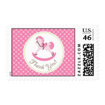 Rocking Horse Girl TY Stamp