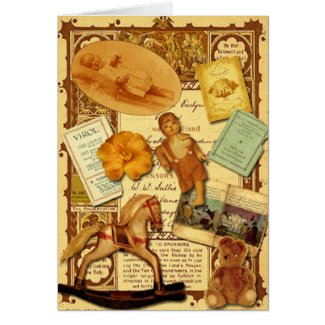 Rocking Horse Greeting Card card