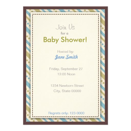 Rocking Horse Invitation