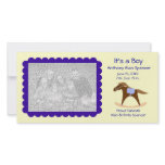 Rocking Horse It's a Boy Photo Card