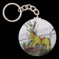 Rocking Horse Keychain keychains