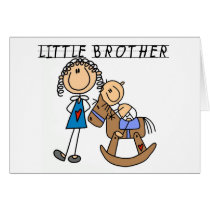 Rocking  Horse Little Brother Tshirts cards