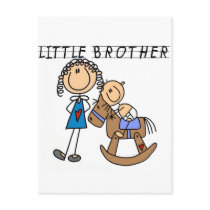 Rocking  Horse Little Brother Tshirts postcards