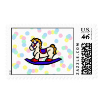 Rocking Horse Postage Stamps